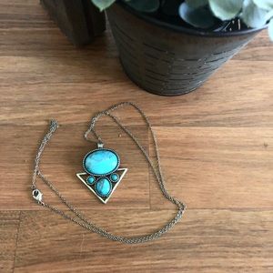 2/$20 Turquoise Mint Pendant Necklace